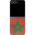 Morocco Flag Distressed Galaxy Z Flip6 Skin
